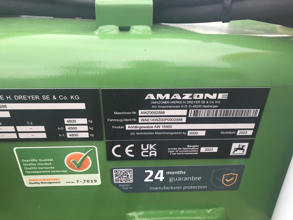 New Farm roller Amazone AW 15400: picture 3