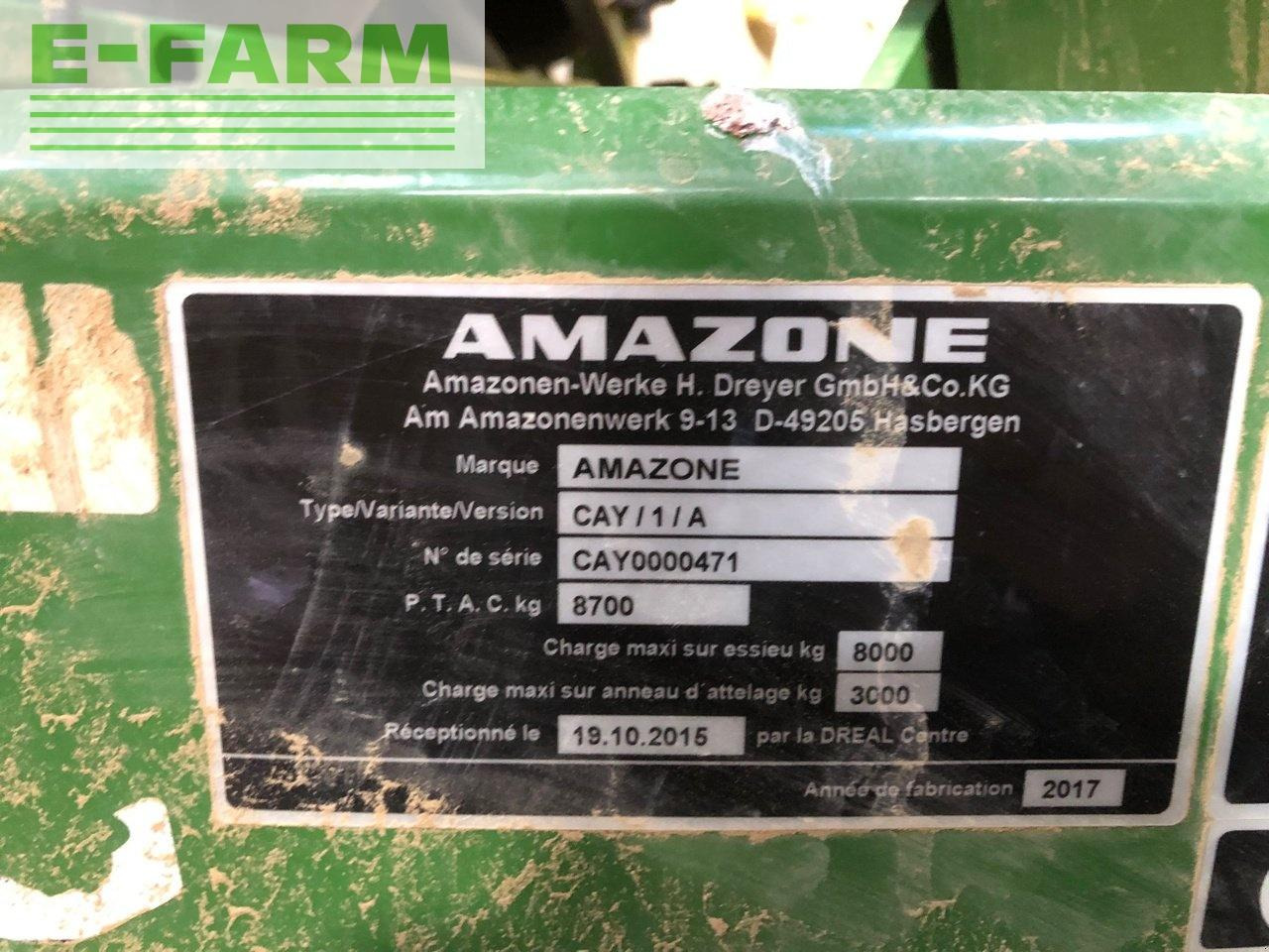 Precision sowing machine Amazone cayenna 6001-c: picture 7