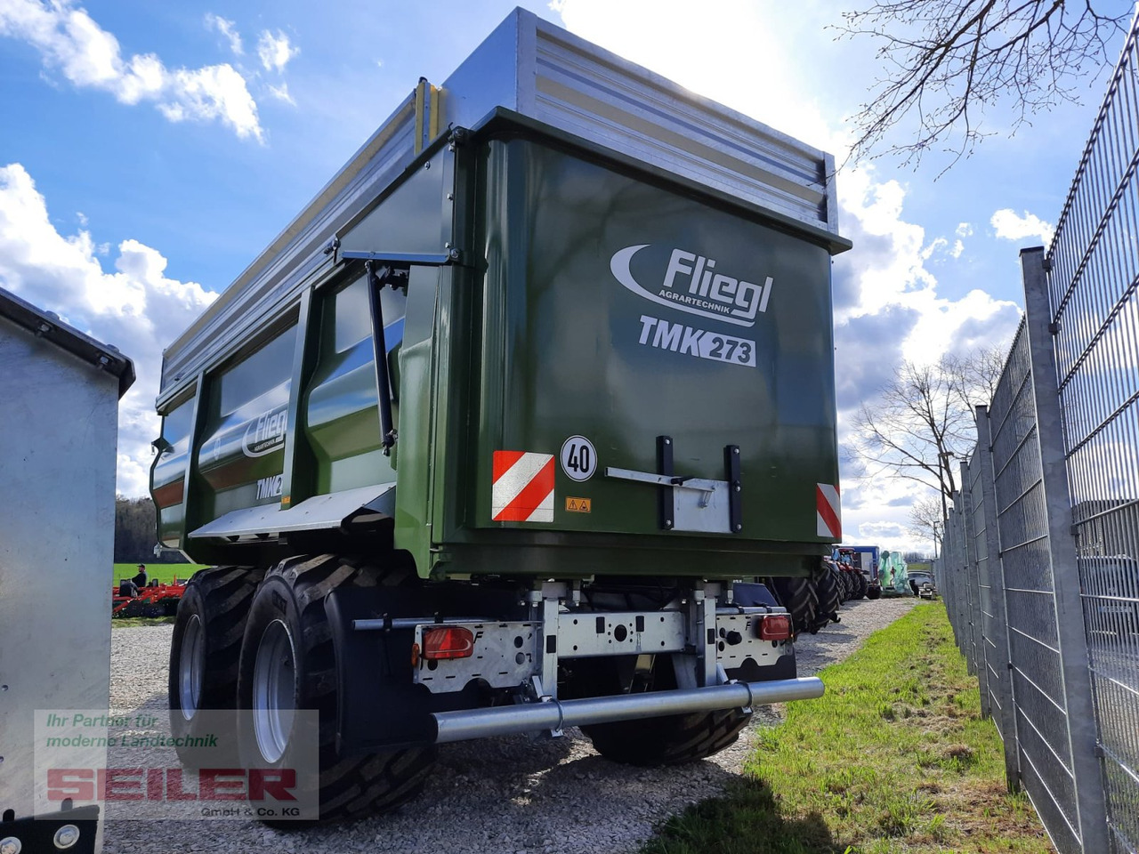 New Farm tipping trailer/ Dumper Fliegl TMK 273 FOX JUMBO 40m³: picture 4