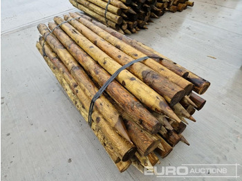  Bundle of Timber Posts (1 of) - Livestock equipment