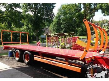 Farm platform trailer MCMS Puspriekabė rulonams vežti, 12000 kg.: picture 1