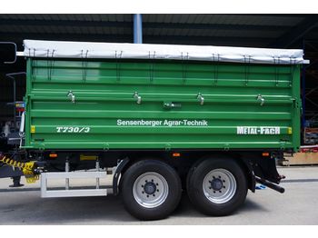 New Farm tipping trailer/ Dumper Metal-Fach Tandemkipper T 730/3-16 to.NEU: picture 1