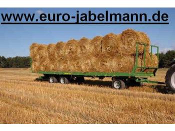New Farm platform trailer Pronar 3-achs Anhänger, Ballenwagen, Strohwagen, TO 23: picture 1