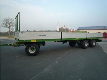New Farm platform trailer Pronar 3-achs Plattformwagen mit Alu-Bordwände TO 26, 1: picture 1