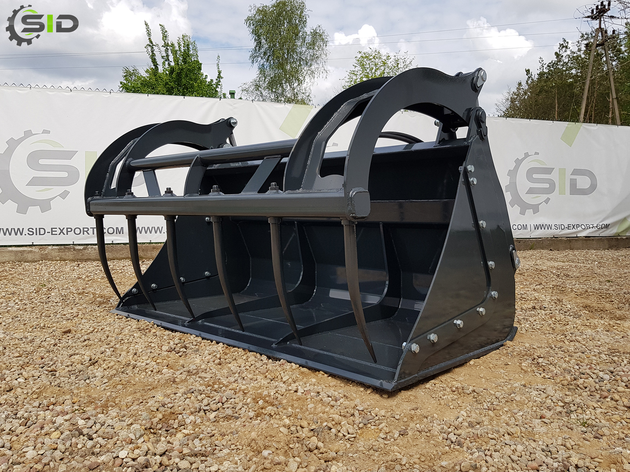 New Silage equipment SID KROKODILSCHAUFEL GESCHMIEDETE ZINKEN XXL / Crocodile grab bucket forged tines XXL 1,8 m SID: picture 3