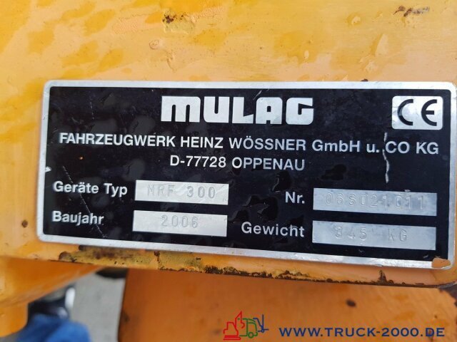 Boom mower Unimog Mulag MRF 300 Schlegelmähkopf MS + Ausleger: picture 6