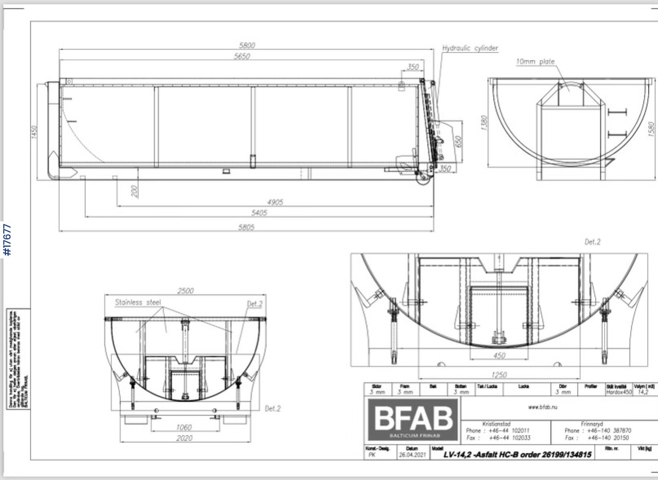 Attachment for Truck BFAB Asfaltbalje: picture 9