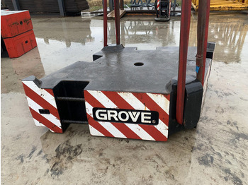 Grove Grove GMK 6400 counterweight 10 ton - Counterweight