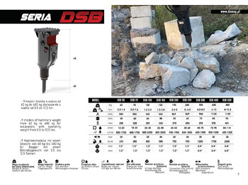 New Hydraulic hammer for Excavator DEMOQ DSB 150 Hydraulic breaker 135 KG: picture 3