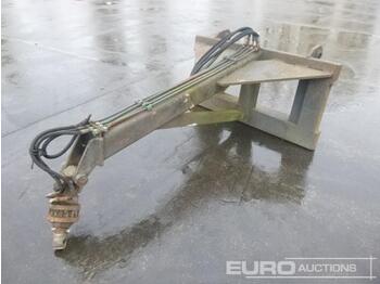 Boom for Excavator Hydraulic Auger on AdapterPlate (JIB) to Suit Wheeled Loader: picture 1