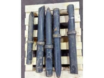 Hydraulic hammer for Construction machinery Montabert Hydraulic hammer chisels: picture 1