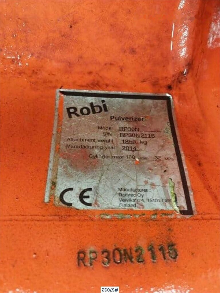 Demolition shears Robi RP 30 Pulverizers: picture 3