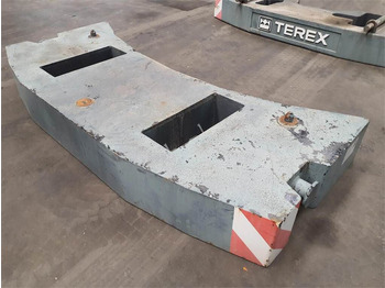 Counterweight for Construction machinery Terex Demag Challenger 4200 counterweight 3.2 Ton: picture 4
