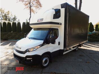 Curtain side van Iveco DAILY 35S18 PRITSCHE PLANE 12 PALETTEN WEBASTO