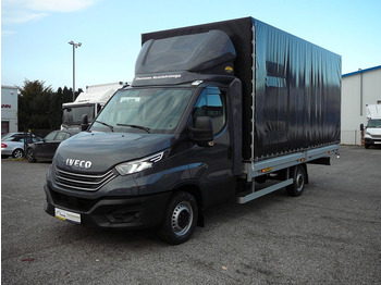 New Curtain side van Iveco Daily 35S18 Pritsche Plane Premium Vollalu: picture 1