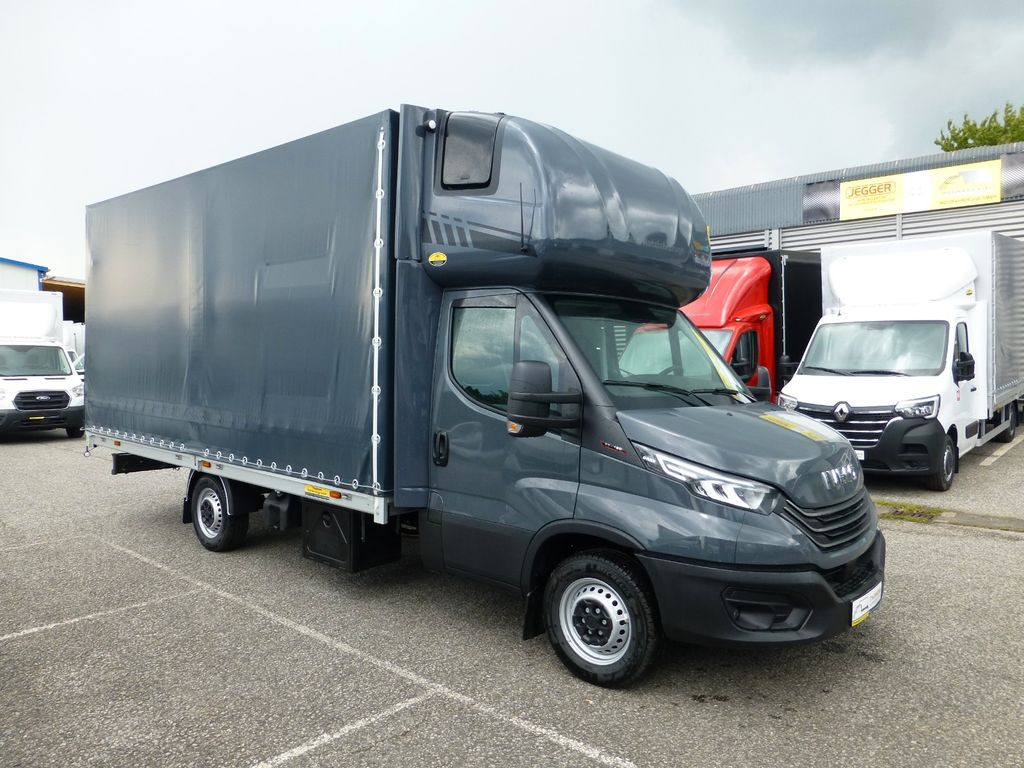 New Curtain side van Iveco Daily 35S18 Pritsche Plane Schlafkabine: picture 3