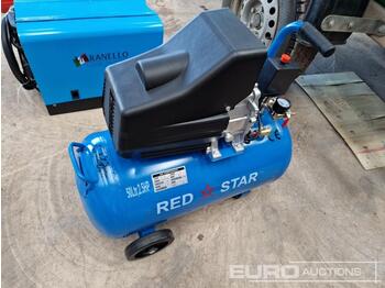  Unused Red Star 50 Litre 240 Volt Compressor - air compressor