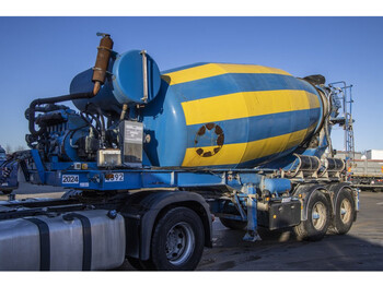 Kwb CIFA BETON MIXER/MALAXEUR/MISCHER 12M3+MOTOR/MOTEUR - Concrete mixer semi-trailer