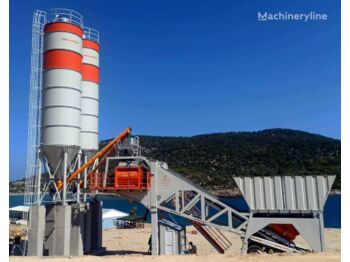 POLYGONMACH 100 m3 per hour mobile concrete batching plant - Concrete plant