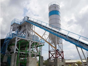 Concrete plant Pi Makina 100m³ Precast Concrete Batching Plant (Double Mixer)