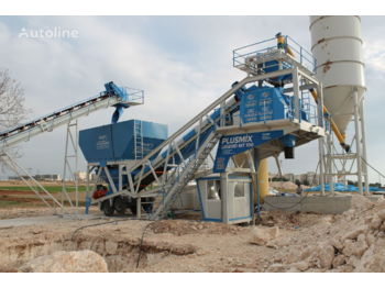 Plusmix 100M3/H MOBİLE BATCHING PLANT-BETONYY ZAVOD-CENTRALE A BETON - Concrete plant