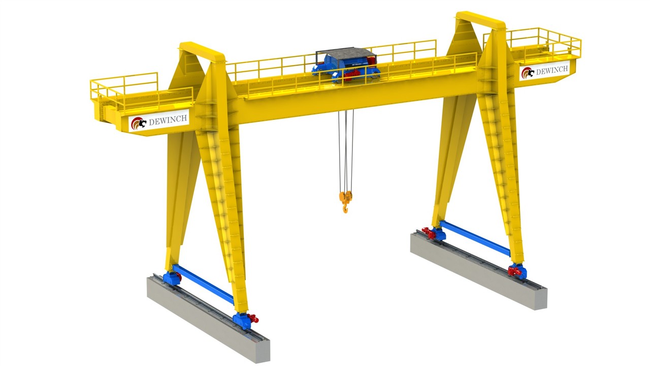 New Gantry crane DEWINCH 10 ton -5 Ton Gantry Crane  -Monorail Crane -Single Girder Crane: picture 6