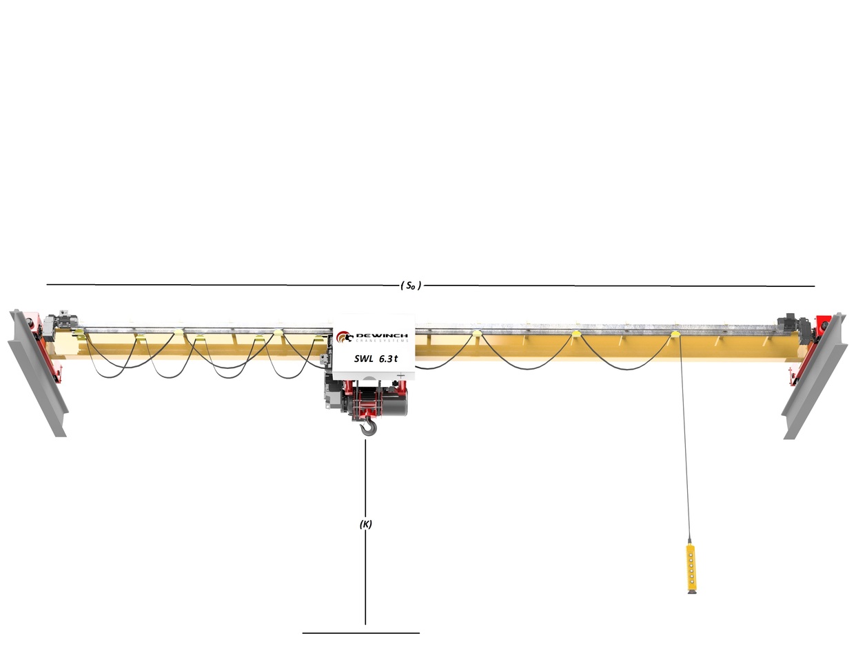 New Gantry crane DEWINCH 10 ton -5 Ton Gantry Crane  -Monorail Crane -Single Girder Crane: picture 12