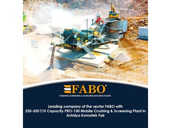 New Mobile crusher FABO PRO-150 MOBILE CRUSHER WITH WOBBLER SYSTEM | READY IN STOCK: picture 1