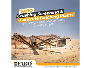 New Crusher FABO STATIONARY TYPE 400-500 T/H CRUSHING & SCREENING PLANT: picture 1