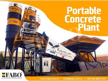 New Concrete plant FABO TURBOMİX 100 CE QUALITY NEW GENERATION MOBILE CONCRETE MIXING PLANT: picture 1