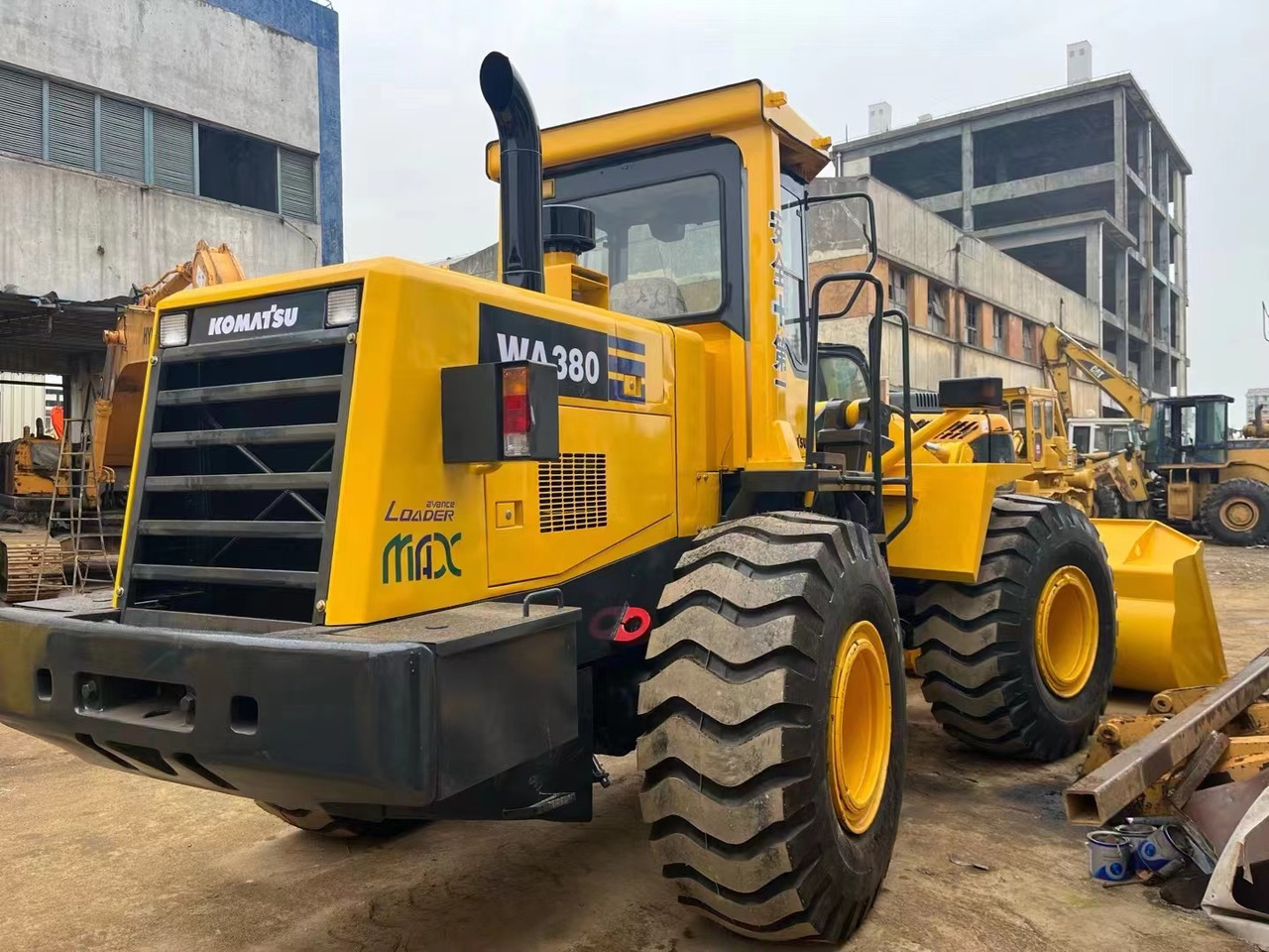 Wheel loader KOMATSU WA380 small Used Loader  for sale with cheap price: picture 5