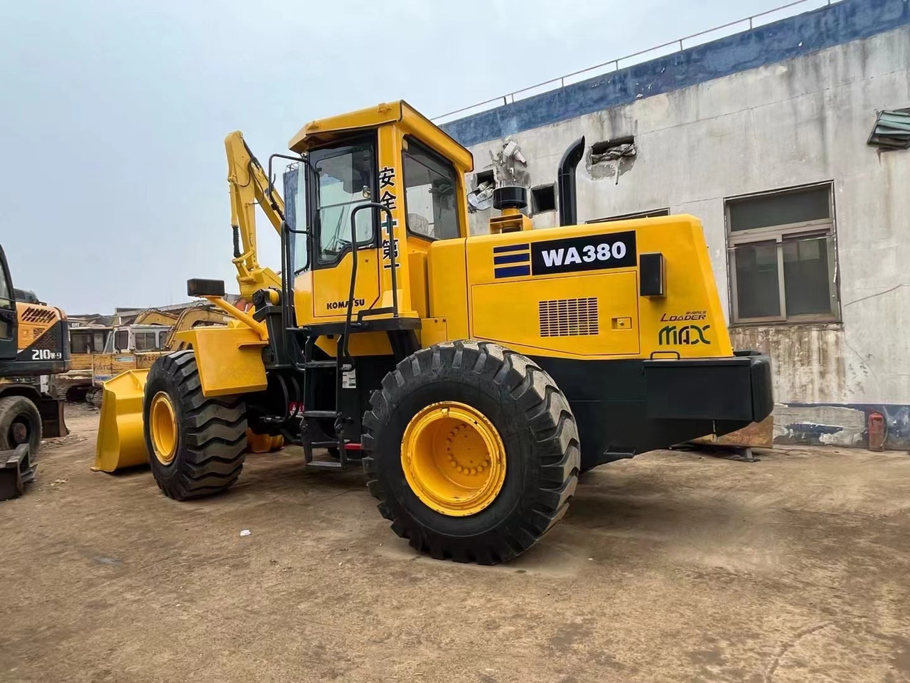Wheel loader KOMATSU WA380 small Used Loader  for sale with cheap price: picture 8