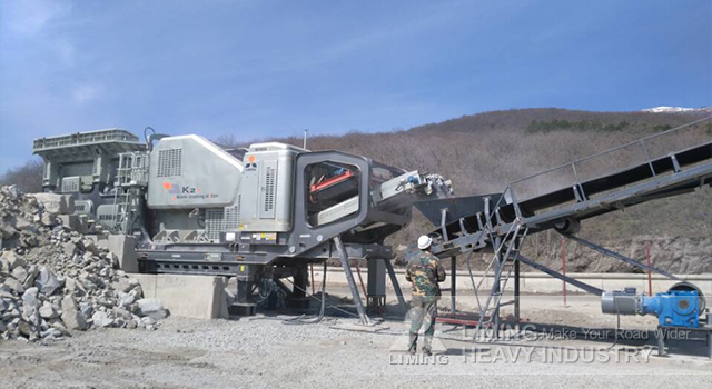 New Impact crusher Liming 200tph two stage mobile crusher equipped with gen set: picture 3