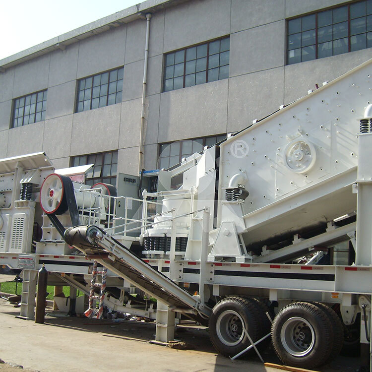 New Mobile crusher Liming Four Combination Mobile Crusher Mobile Rock Crusher Production Line: picture 3