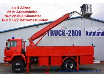 Truck mounted aerial platform MAN 18.280 4x4 25m Höhe Montage-Dach-Solar Reinigung: picture 1