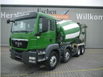 Concrete mixer truck MAN TGS 32.400 9m³Stetter*Automatik*Klima*ALU Felgen: picture 1