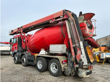 Concrete pump truck MAN TG-S 35.400 8x4 BB Betonmischer Stetter 9m³, deu: picture 3