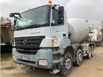 Concrete mixer truck MERCEDES-BENZ AXOR 3240 EURO5 9m3 8x4: picture 1