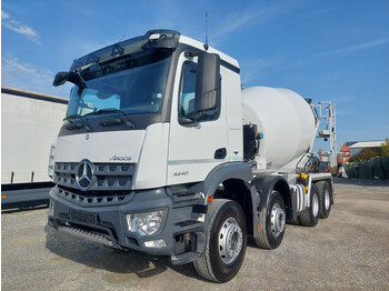 Concrete mixer truck Mercedes-Benz 3240 Arocs 8x4 Betonmischer Euro 6 Stetter (11): picture 1