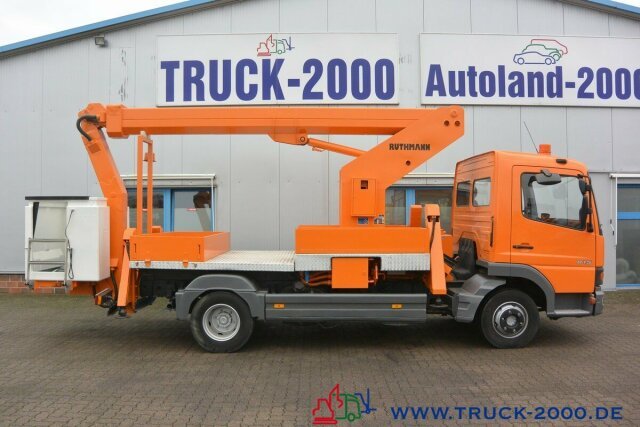 Truck mounted aerial platform Mercedes-Benz Atego 815 Ruthmann T170 17m seitl. Auslage 12m: picture 12