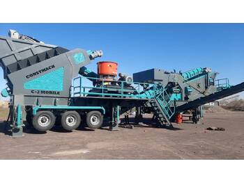 Constmach 120-150 tph Mobile Jaw Crusher Plant ( Cone and Jaw  ) - Mobile crusher