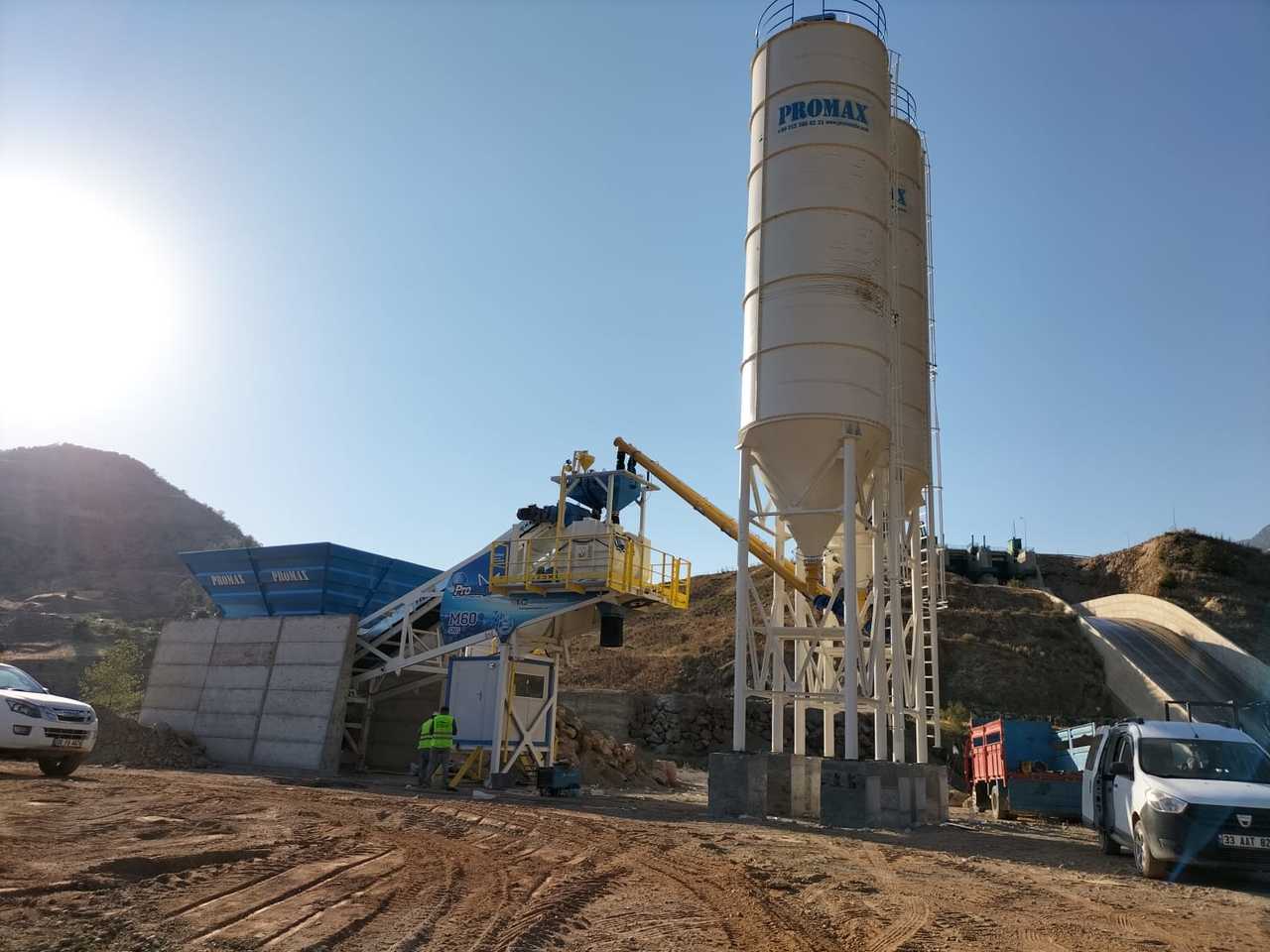New Concrete plant PROMAX MOBILE CONCRETE BATCHING PLANT M60-SNG(60M3/H): picture 5