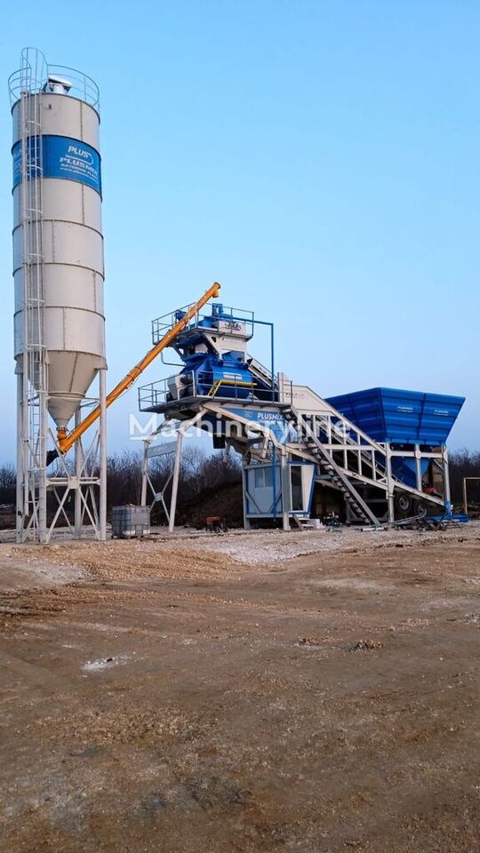 New Concrete plant Plusmix 100 m³/hour MOBILE Concrete Plant - BETONNYY ZAVOD - CENTRALE A: picture 2