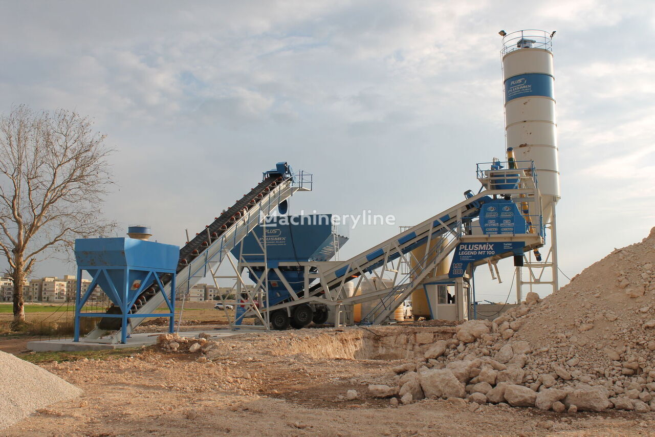 New Concrete plant Plusmix 100 m³/hour Mobile Concrete Batching Plant - BETONYY ZAVOD - CEN: picture 12