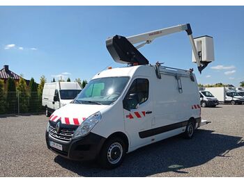 Truck mounted aerial platform Renault MASTER PODNOŚNIK KOSZOWY 10.5M I REJ 2016 KLIMA: picture 1