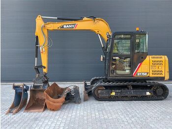 Mini excavator Sany SY75C *Bj2019/630h/Restgarantie/Klima/Hammerltg*: picture 1