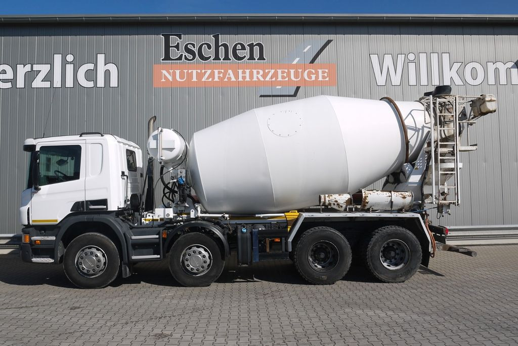 Concrete mixer truck Scania P360 8x4 | 9m³ Intermix*Klima*Blattfederung: picture 2