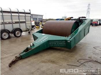 Roller Single Drum Vibrating Towable Roller to suit Dozer, Lister Engine: picture 1