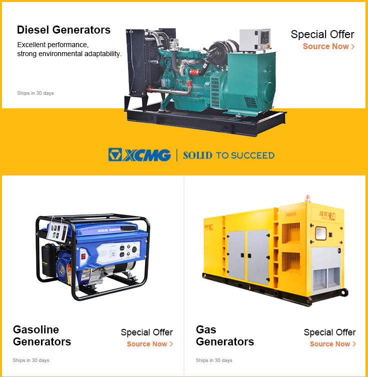 New Generator set XCMG Official 3 Phase Generating Set 26KW 30KVA Open Silent Power Diesel Generator: picture 18