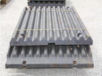  fixed jaw plate Extec C12 - Construction machinery